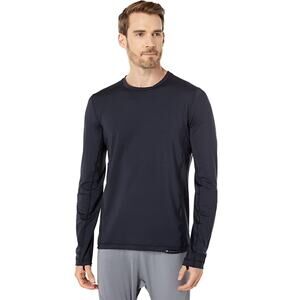 Obermeyer Men's Lean Crew Baselayer Long Sleeve Shirt Size Medium Black New